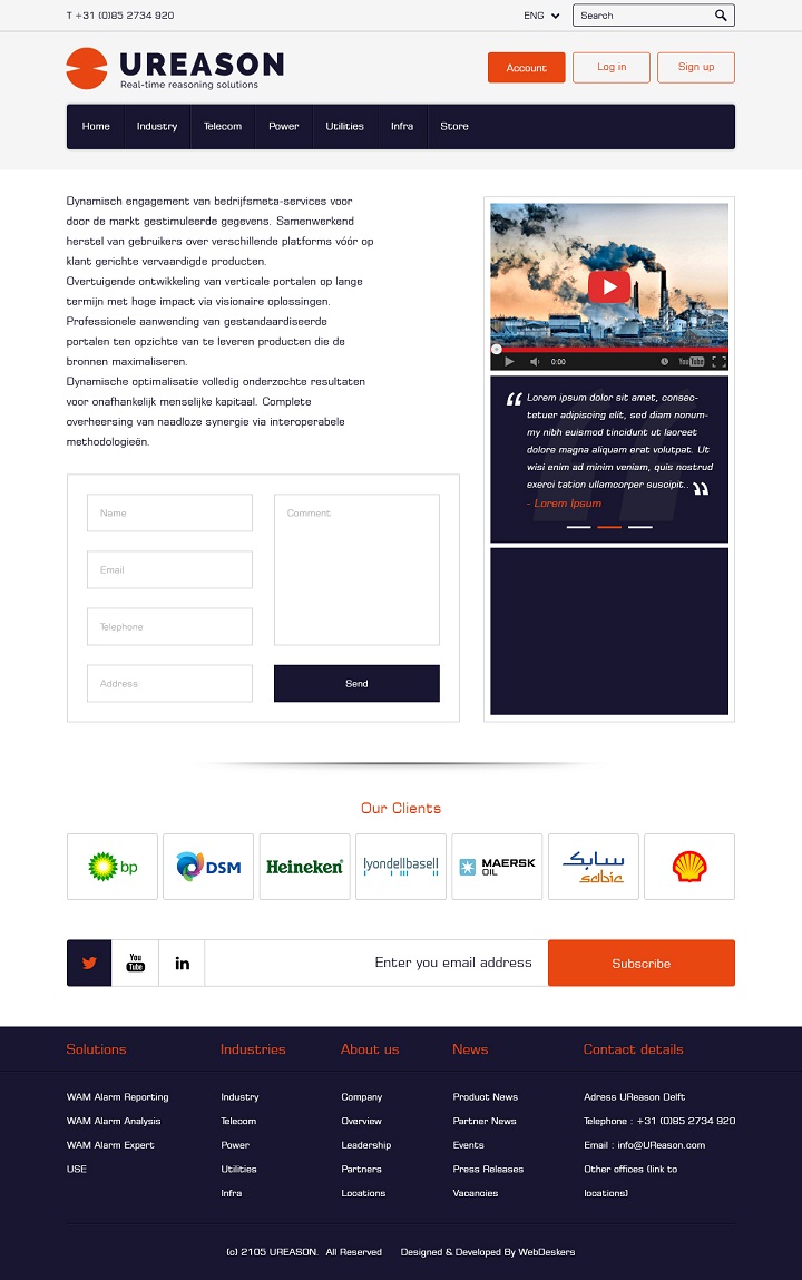 Web Design by TheCodeWire for Tauros Media | Design #5400619