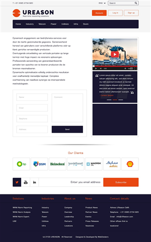 Web Design by TheCodeWire for Tauros Media | Design: #5400619