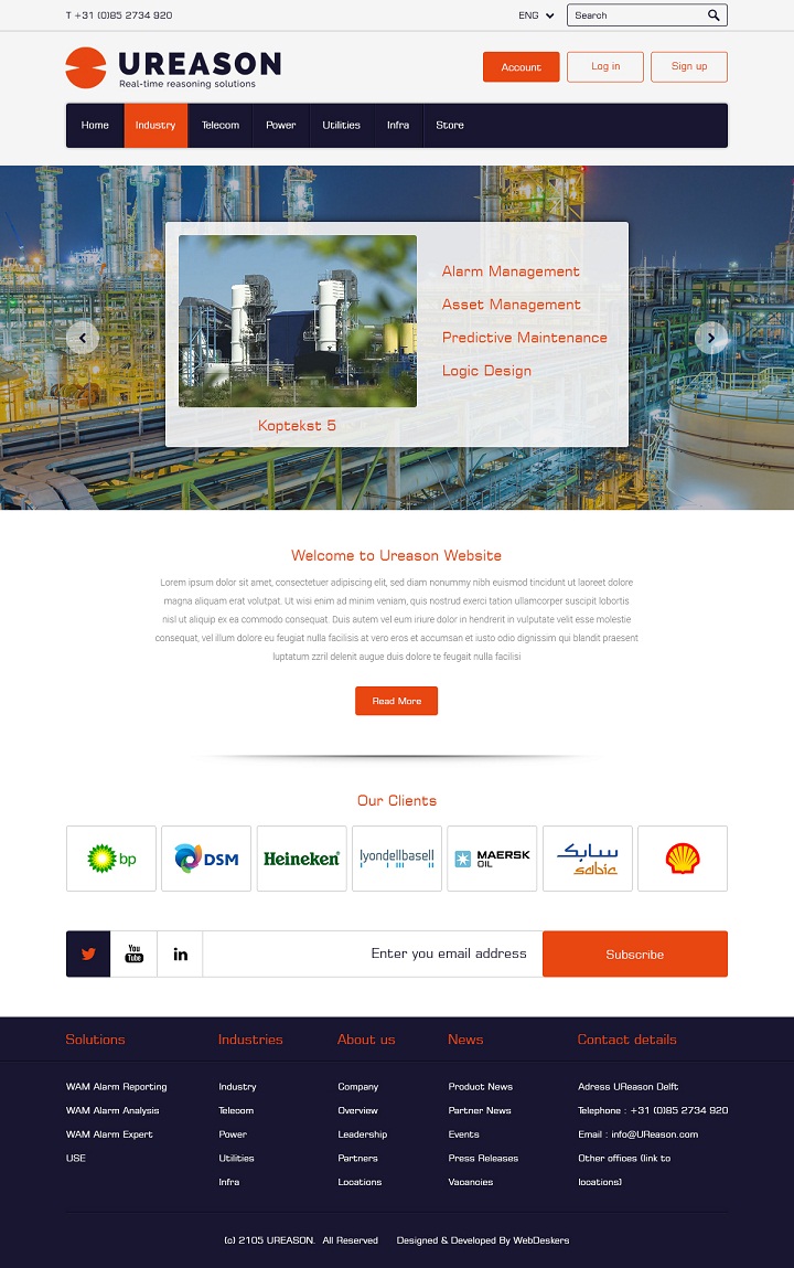 Web Design by TheCodeWire for Tauros Media | Design #5400623