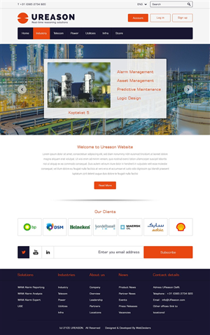 Web Design by TheCodeWire for Tauros Media | Design: #5400623
