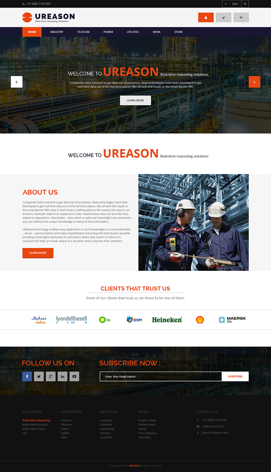 Diseño Web por ThemeDesk Technology para Tauros Media | Diseño #5418831