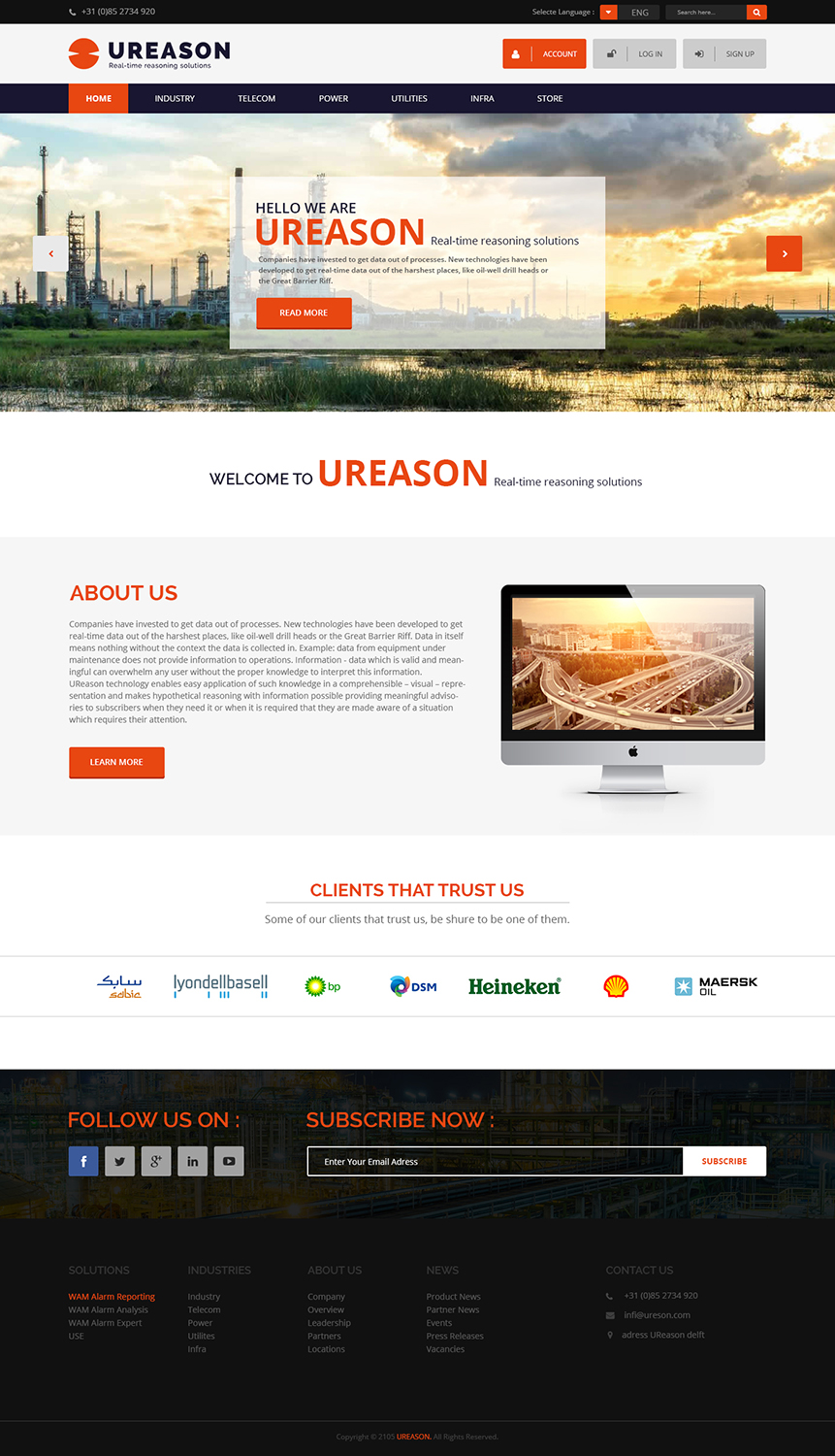 Diseño Web por ThemeDesk Technology para Tauros Media | Diseño #5418944