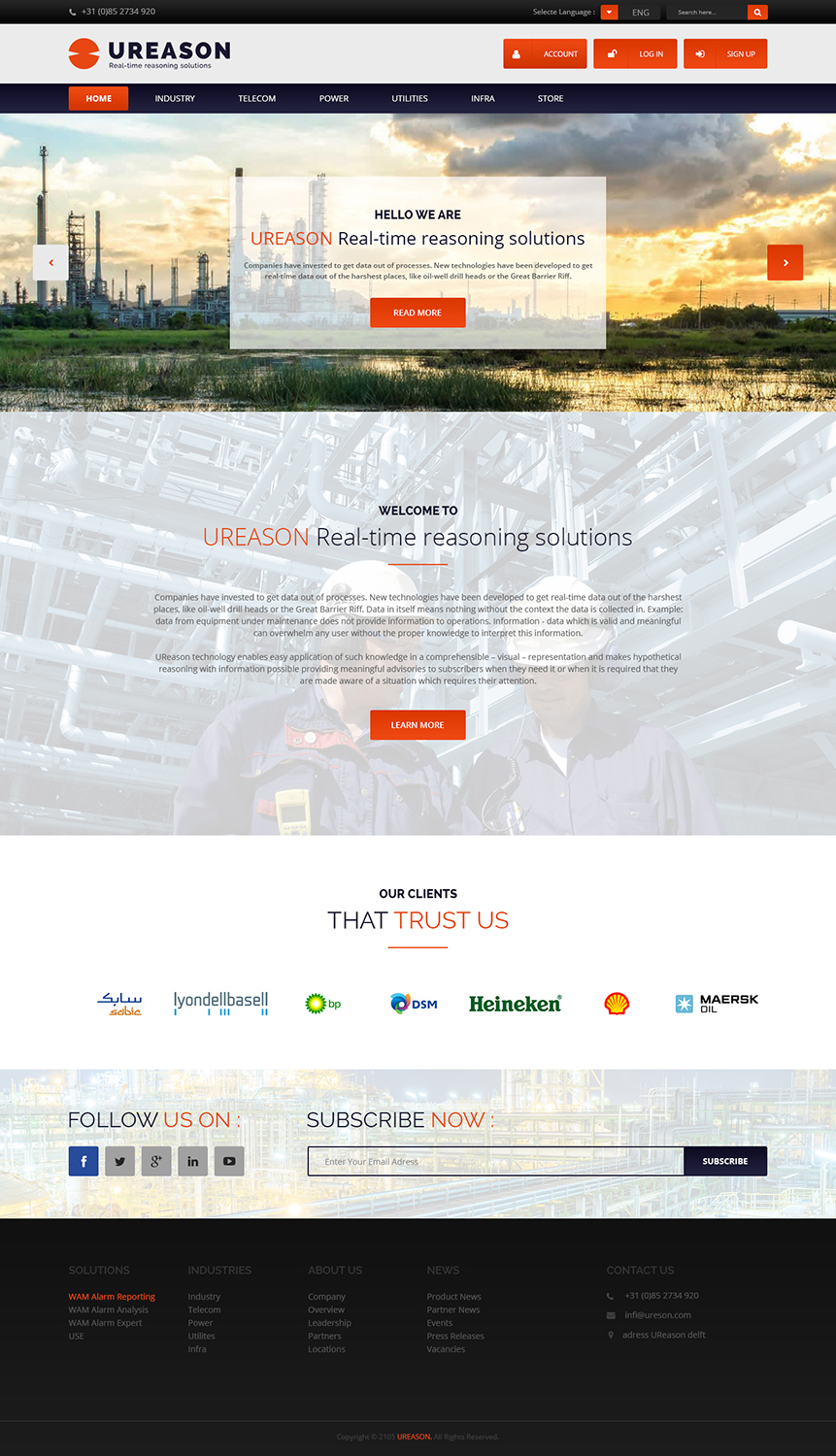 Diseño Web por ThemeDesk Technology para Tauros Media | Diseño #5439401