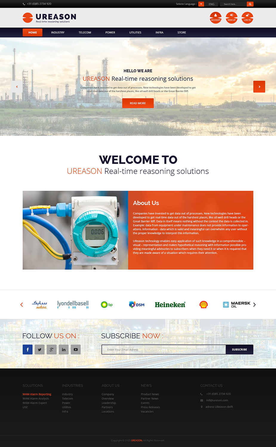 Diseño Web por ThemeDesk Technology para Tauros Media | Diseño #5439487