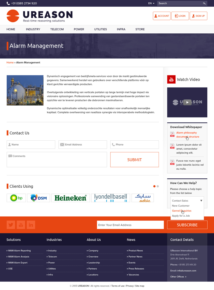 Web Design by Manuli for Tauros Media | Design #5382211