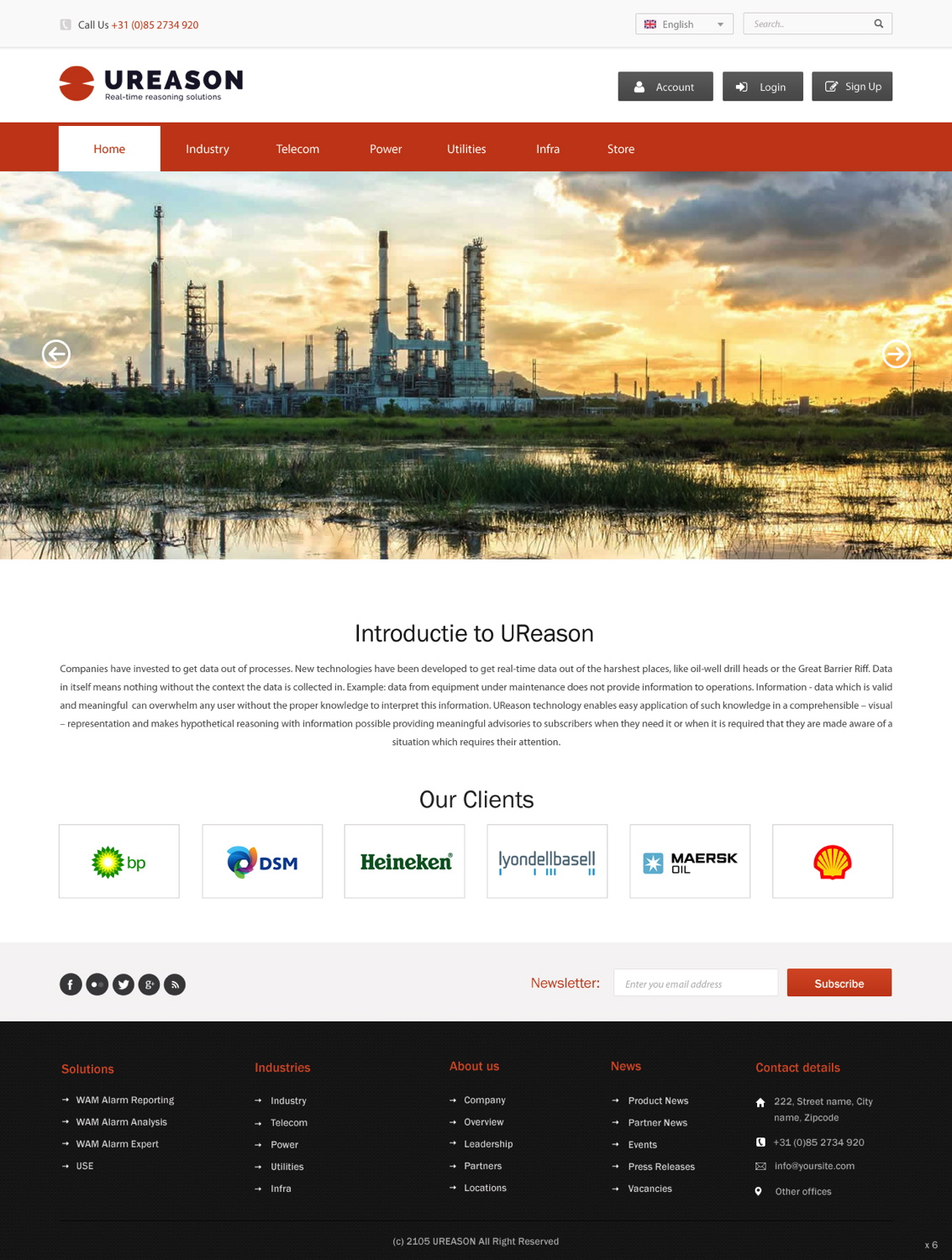 Web Design by pb for Tauros Media | Design #5378756