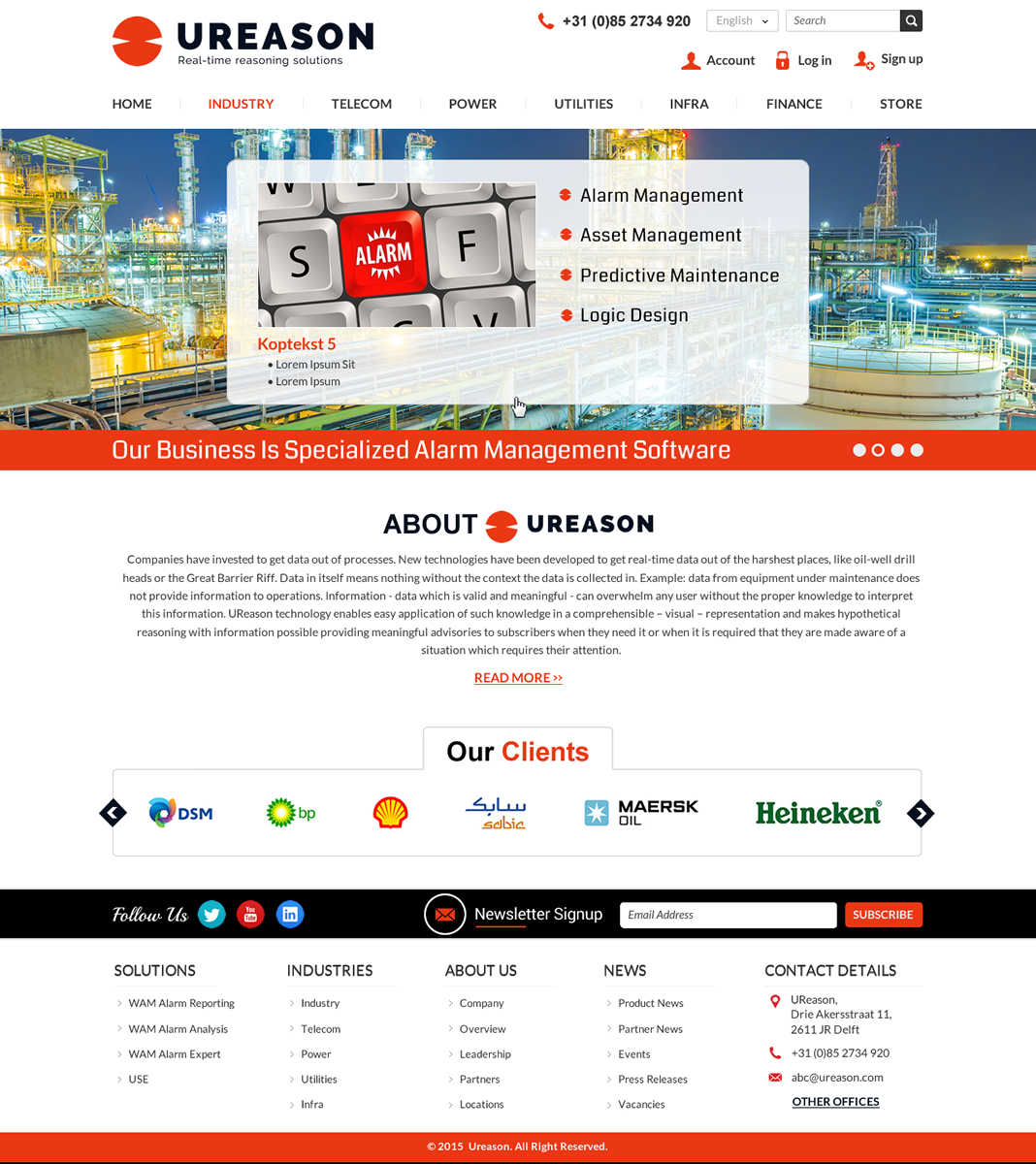 Diseño Web por Mac Ruskin para Tauros Media | Diseño #5521180