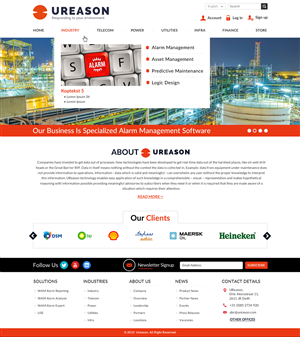 Web design for business website