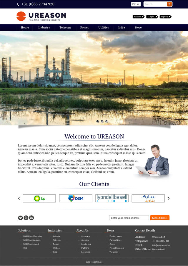 Web Design par deep2013 pour Tauros Media | Design #5374554