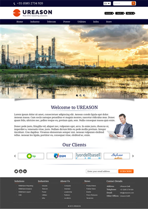 Web Design by deep2013 for Tauros Media | Design #5374554