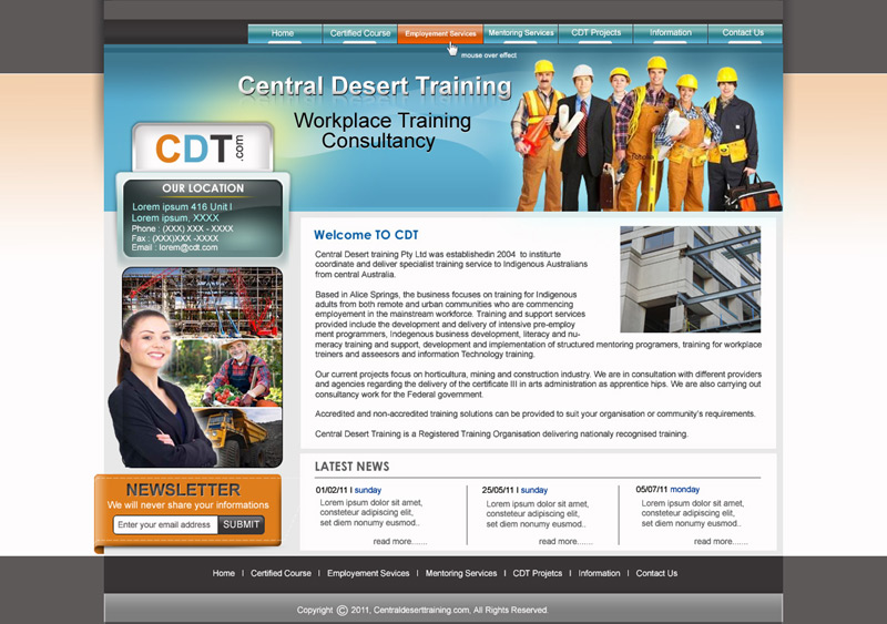 Web Design by DesignXyz for this project | Design #295102