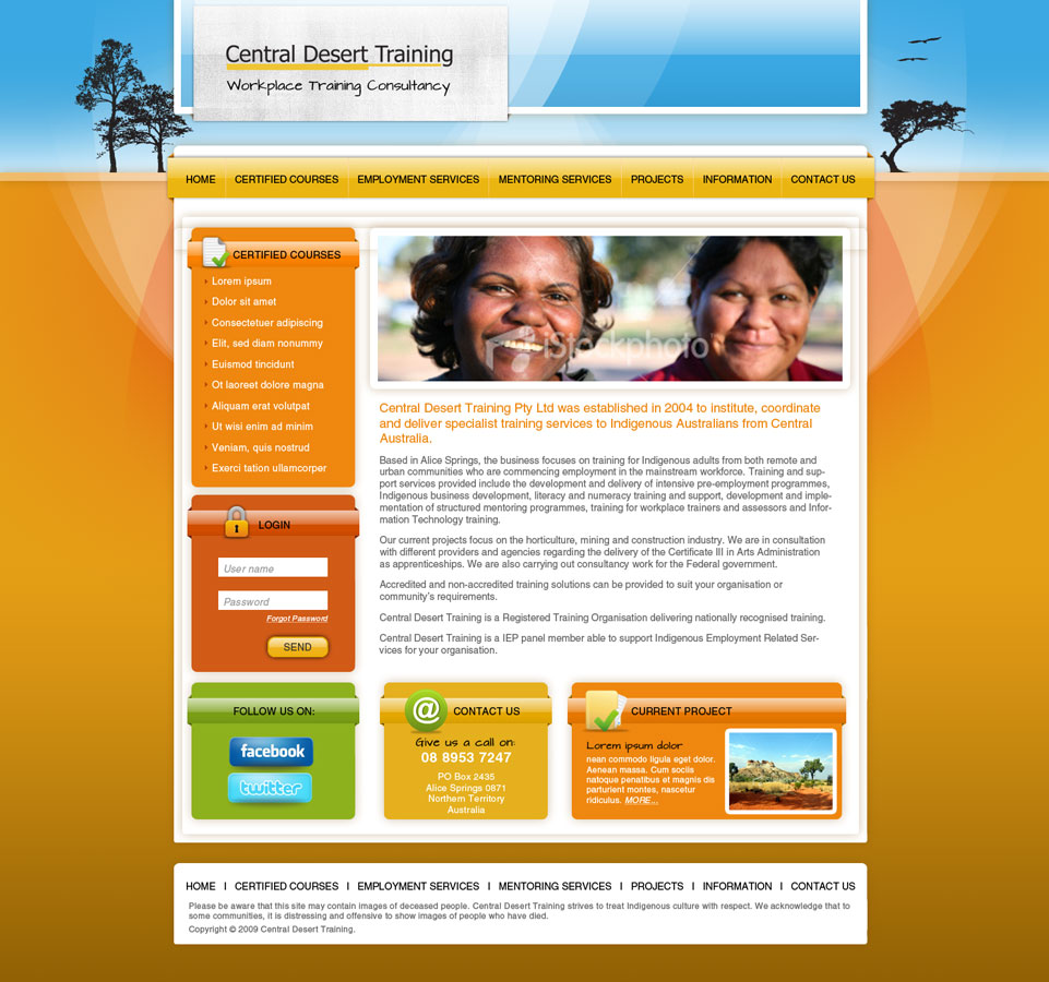 Web Design by Amy84 for this project | Design #297444