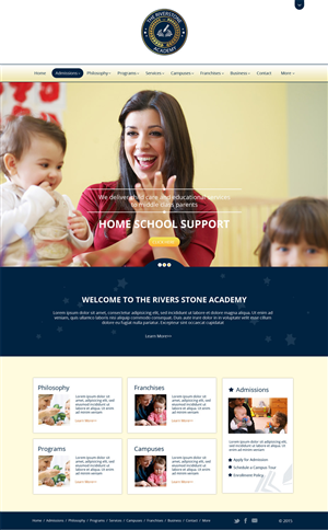 The RiverStone Academy Web Page | Web Design par AVROM