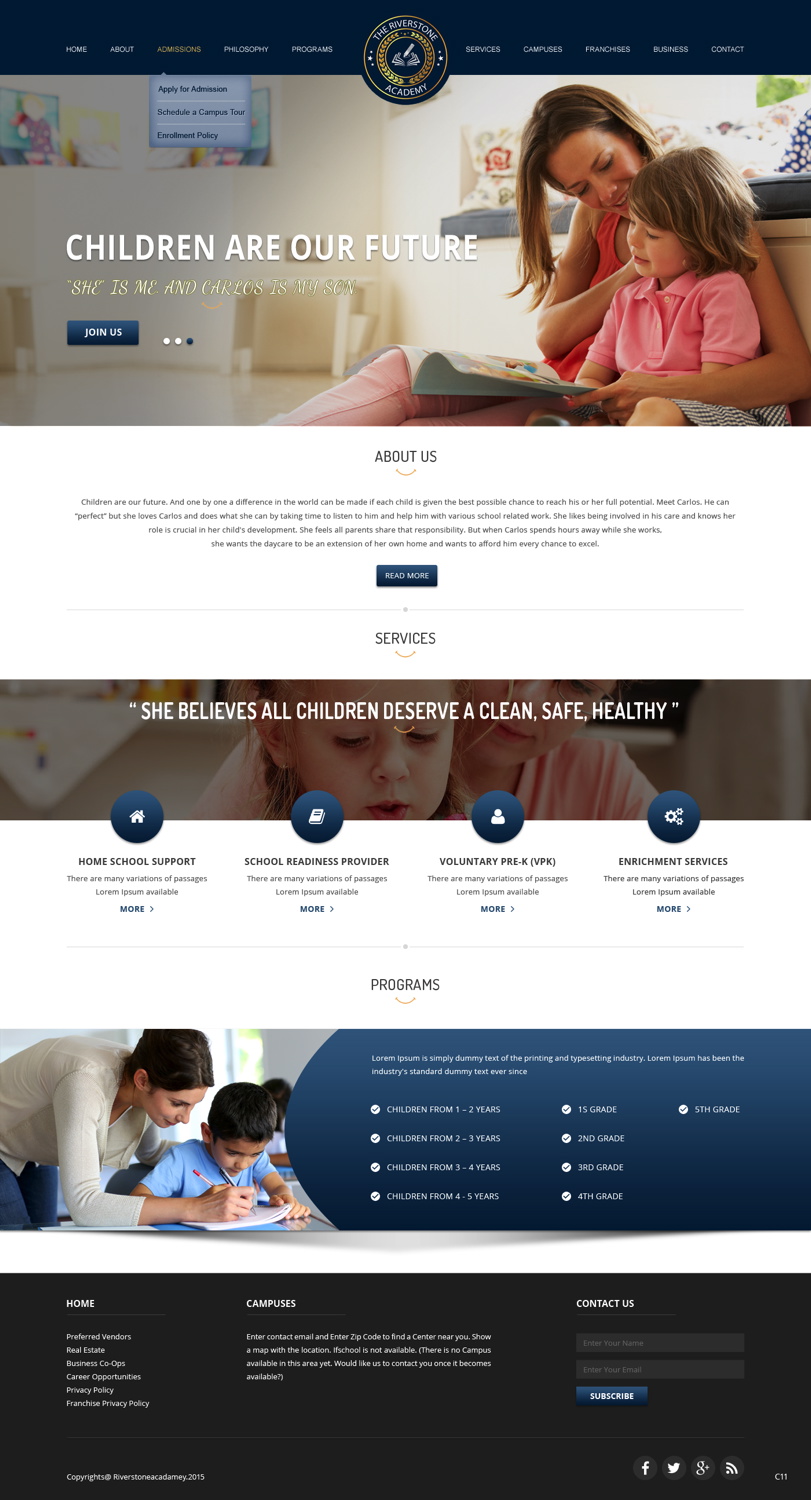 Web Design by pb for this project | Design #5378559