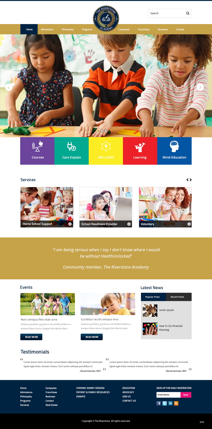 Web Design by pb for this project | Design #5390134