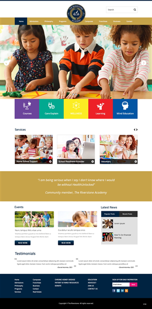 Web Design by pb for this project | Design #5390134
