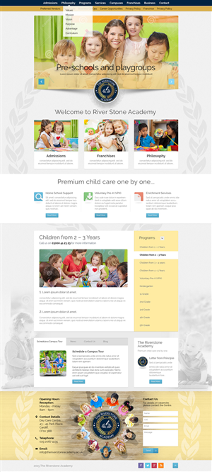 The RiverStone Academy Web Page