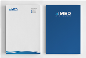 aIMED Letterhead | Design En-Tête par logodentity