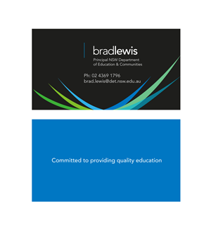 Lewis Business Card Designu | Visitenkarten-Design von CanDoDesign