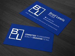 Lewis Business Card Designu | Visitenkarten-Design von kaatem