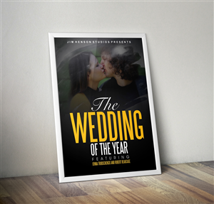 Golden Era Hollywood Movie Poster Design for a Wedding Invitation | Design de Poster par cb1318
