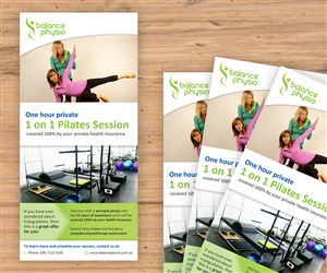 Pilates 1 on 1 Session | Design de Flyer par Designermilk