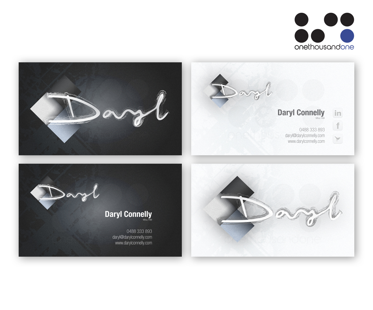 Business Card Design by Onethousandone for this project | Design #1511459
