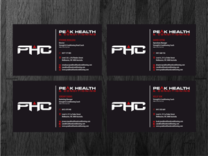 Business Card Design by Atvento Graphics for Peak Human Conditioning | Design: #5373975