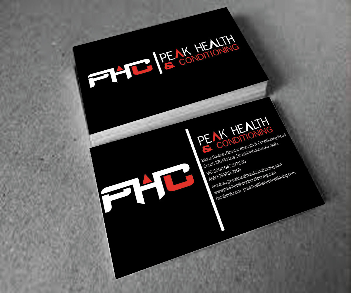 Business Card Design by maxton for Peak Human Conditioning | Design #5370186