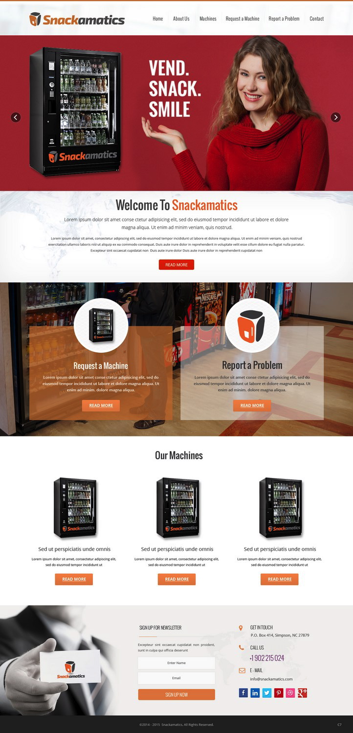 Web Design by pb for this project | Design #5443486