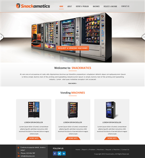 Basic Website for Vending Machine Business | Web Design by Sbss