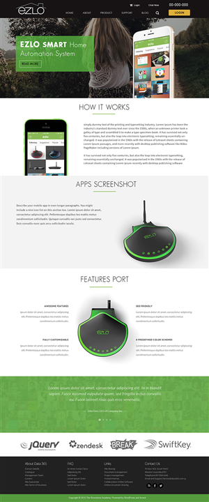 Wordpress Design by webxvision