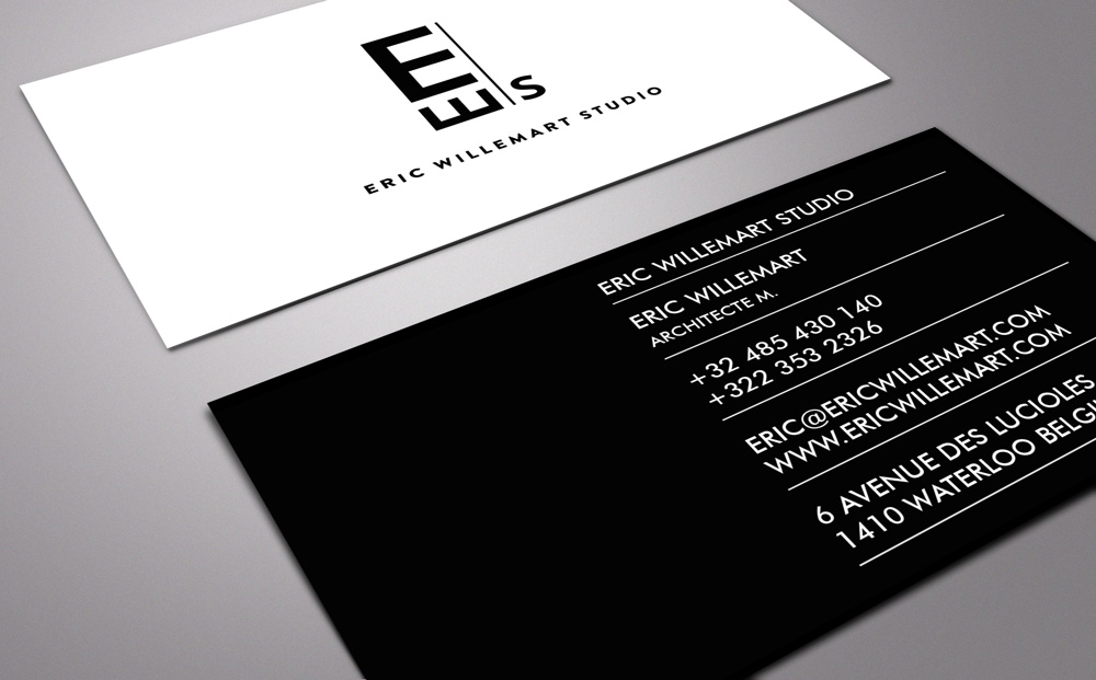 Business Card Design by dell95 for eric willemart studio | Design #5385317