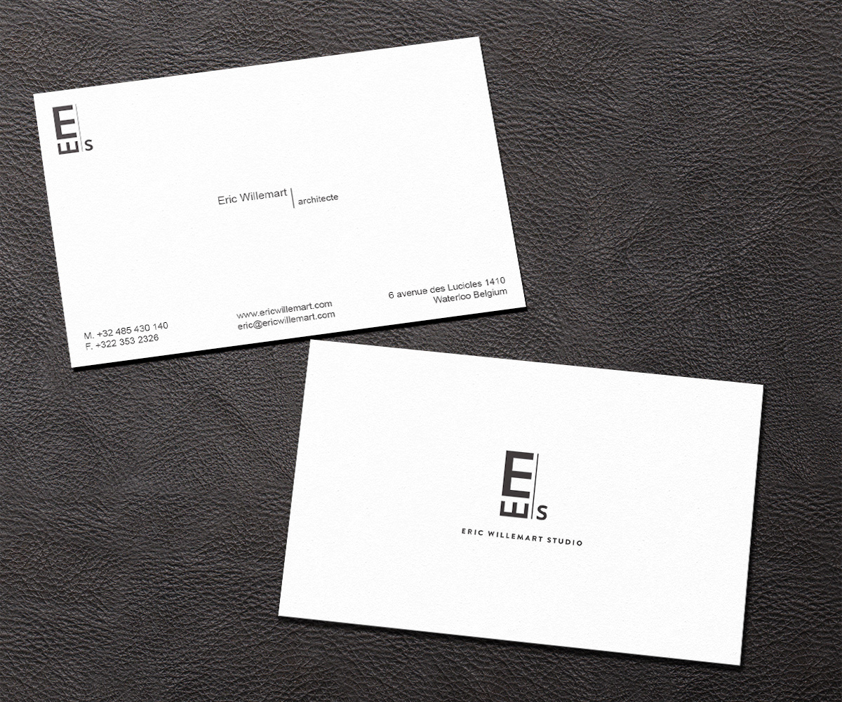 Visitenkarten-Design von Drumbi für eric willemart studio | Design #5375023