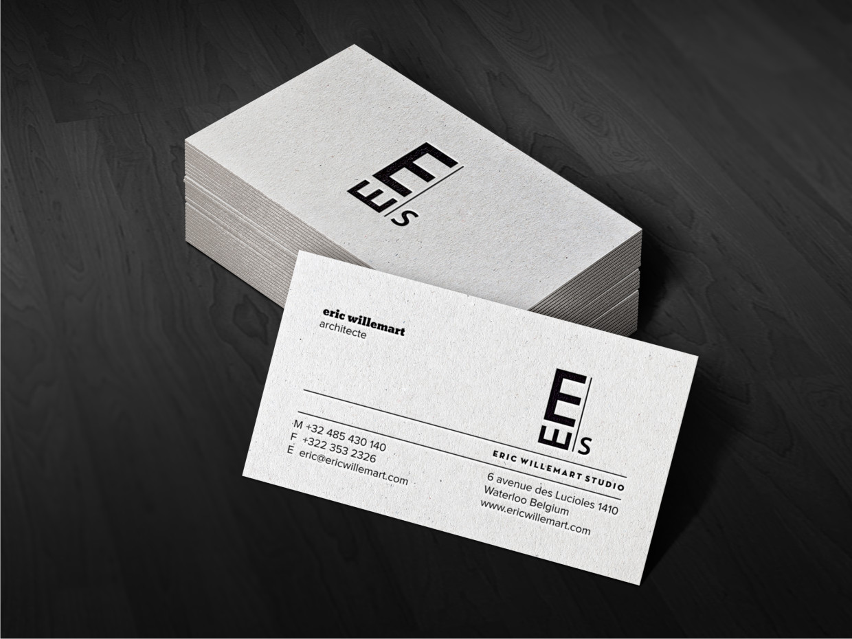 Diseño de Tarjeta de Presentación por Atvento Graphics para eric willemart studio | Diseño #5371135