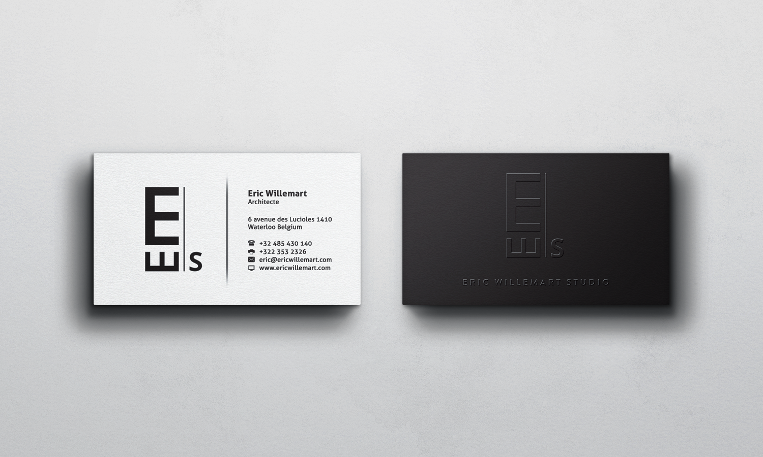 Business Card Design by WebixBD for eric willemart studio | Design #5404036