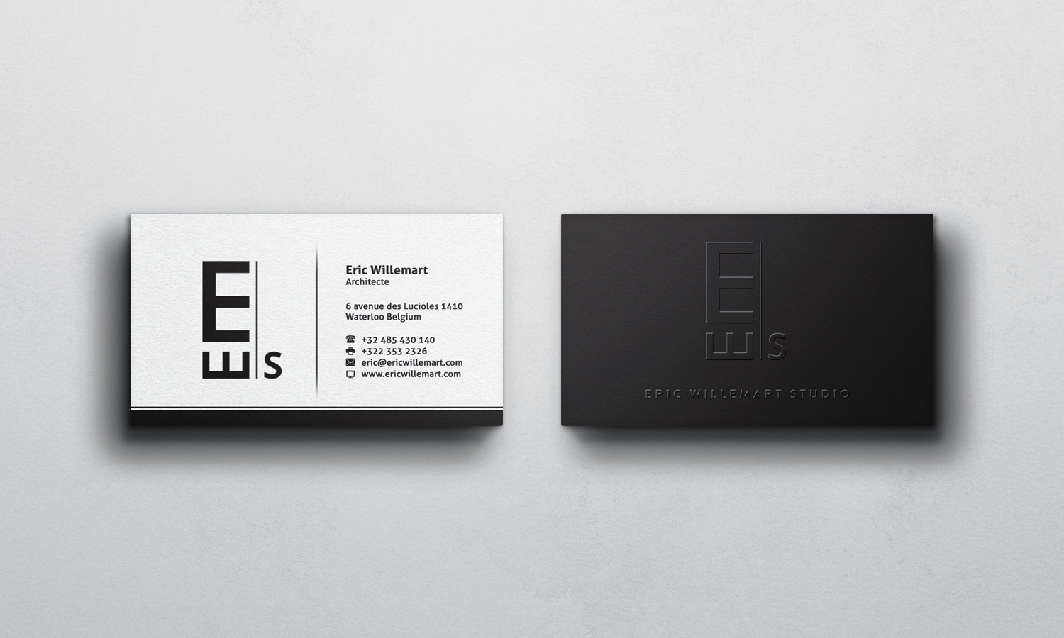 Business Card Design by WebixBD for eric willemart studio | Design #5404048