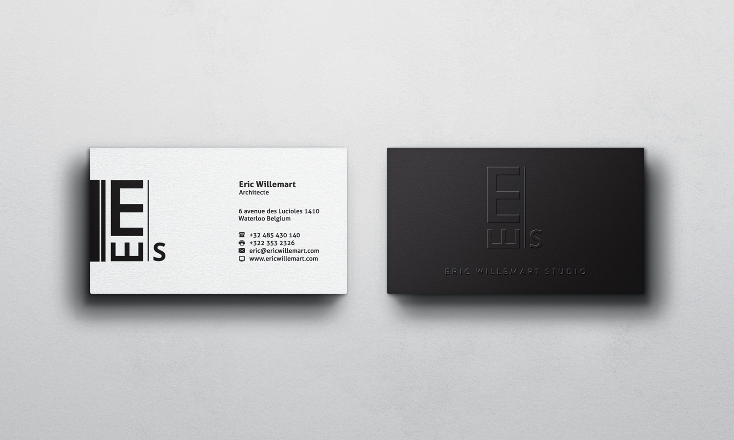 Business Card Design by WebixBD for eric willemart studio | Design #5404075