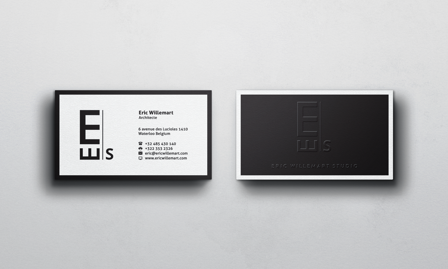 Business Card Design by WebixBD for eric willemart studio | Design #5404091