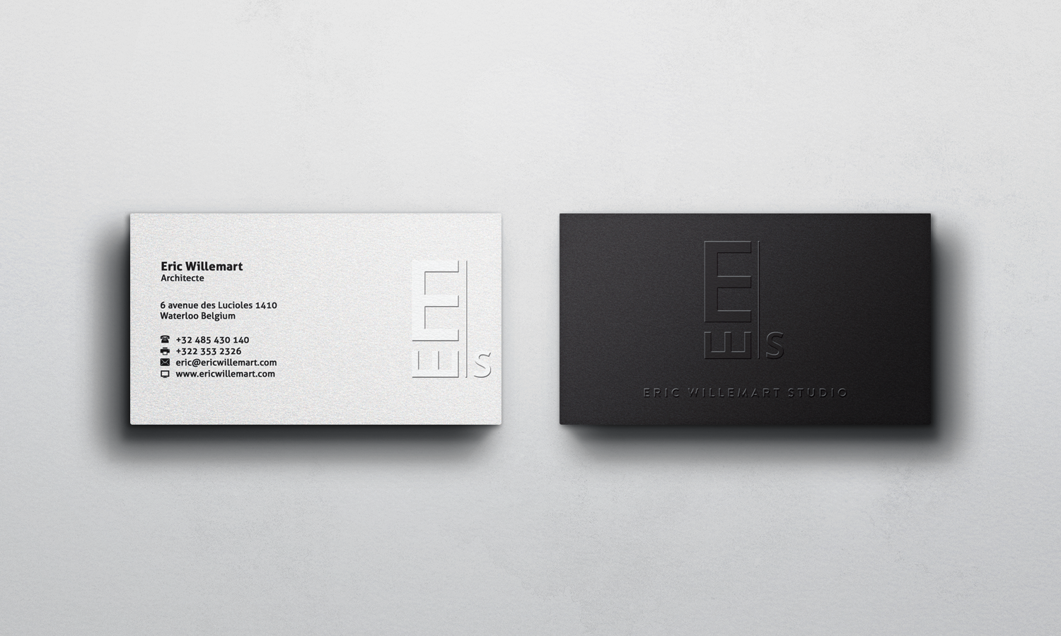 Business Card Design by WebixBD for eric willemart studio | Design #5404108