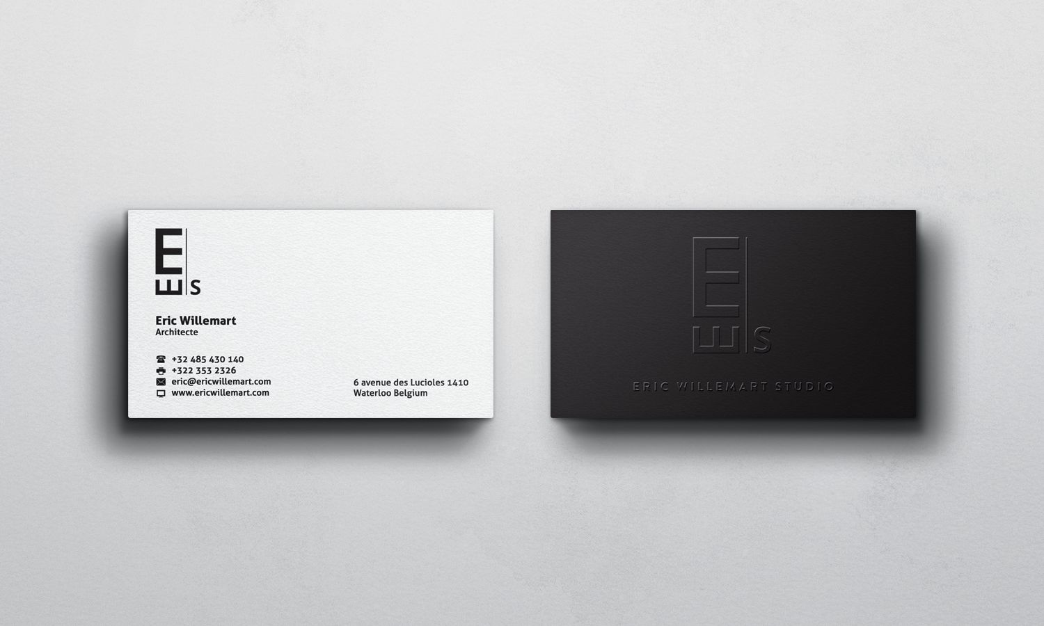 Business Card Design by WebixBD for eric willemart studio | Design #5404127
