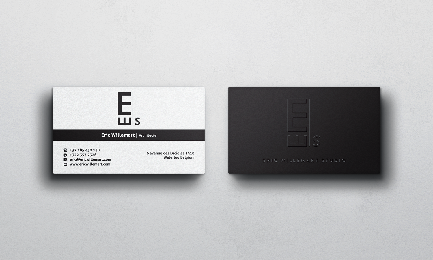 Business Card Design by WebixBD for eric willemart studio | Design #5404146
