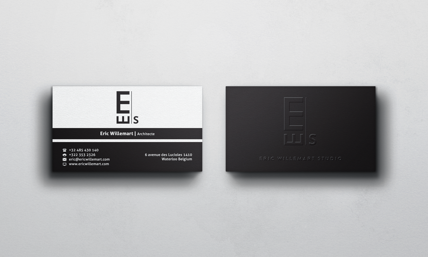Business Card Design by WebixBD for eric willemart studio | Design #5404161
