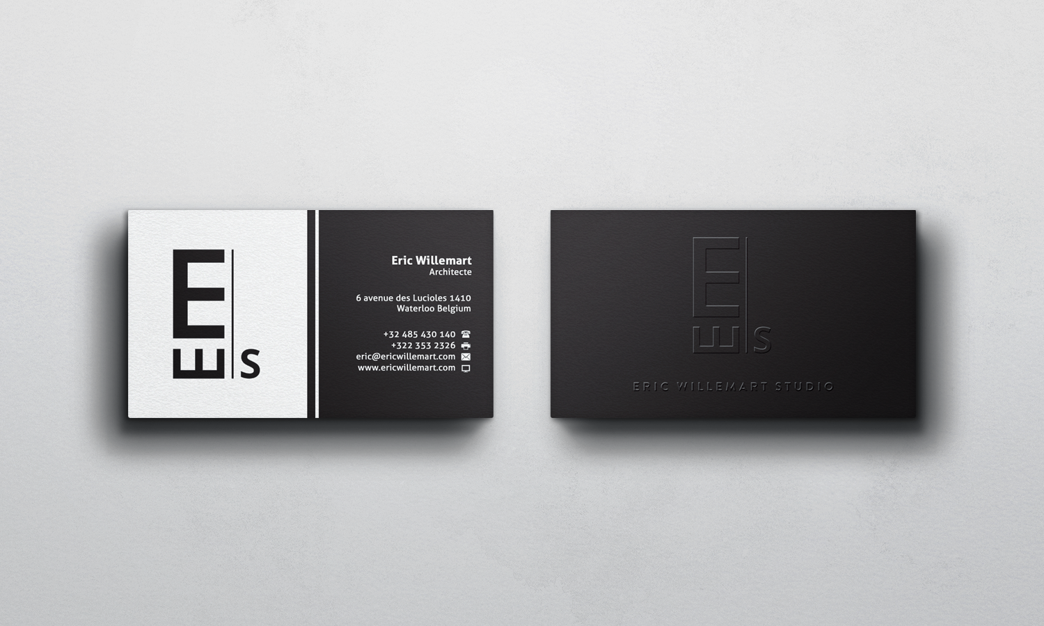 Business Card Design by WebixBD for eric willemart studio | Design #5404191