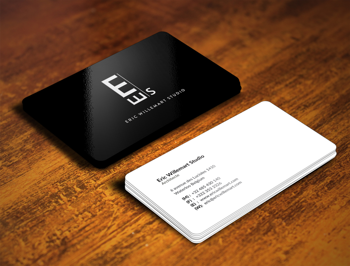 Business Card Design by halum420 for eric willemart studio | Design #5443878