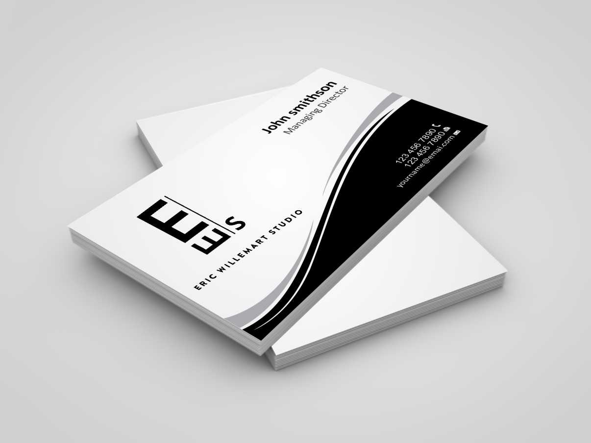 Business Card Design by szabist for eric willemart studio | Design #5400725