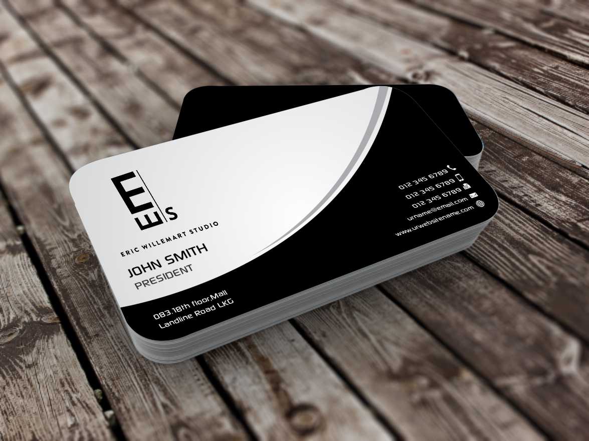 Business Card Design by szabist for eric willemart studio | Design #5400729