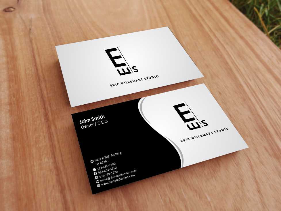 Business Card Design by szabist for eric willemart studio | Design #5400731