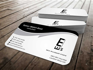 Business Card Design by szabist for eric willemart studio | Design: #5400734