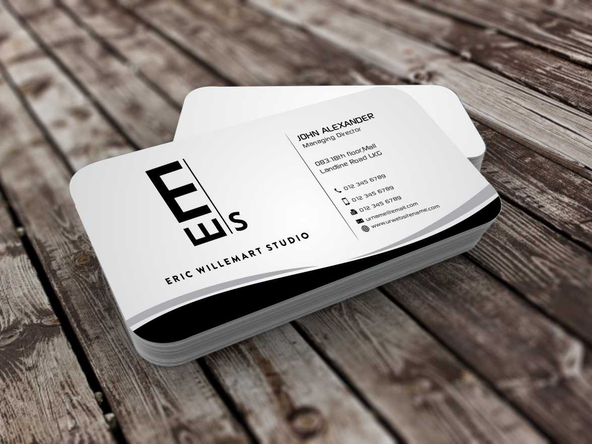Business Card Design by szabist for eric willemart studio | Design #5400736
